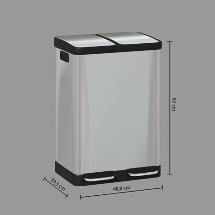 Dustbin Recy 2x30l
