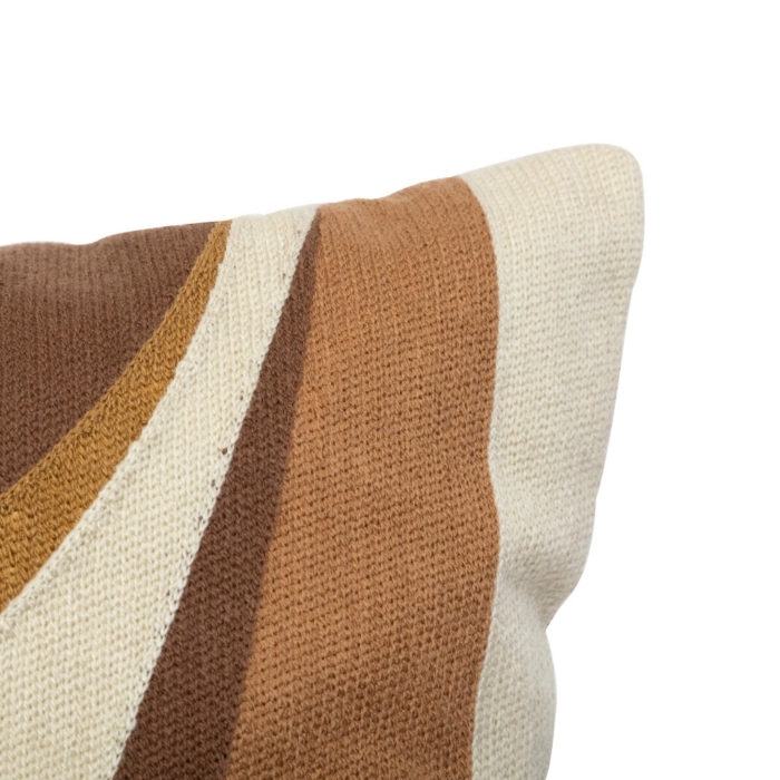 Cush Embroidered Brown 45x45