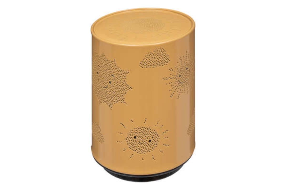 Yellow Push Night Lamp