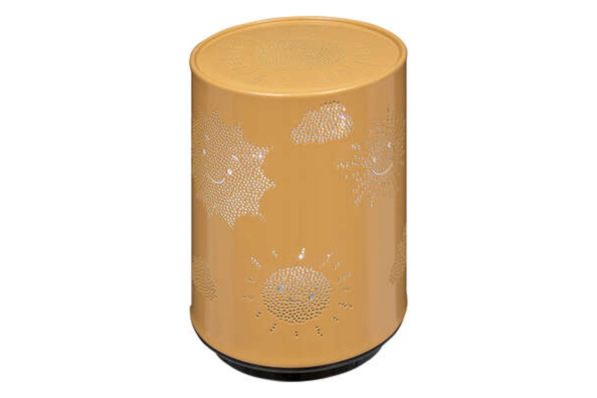 Yellow Push Night Lamp