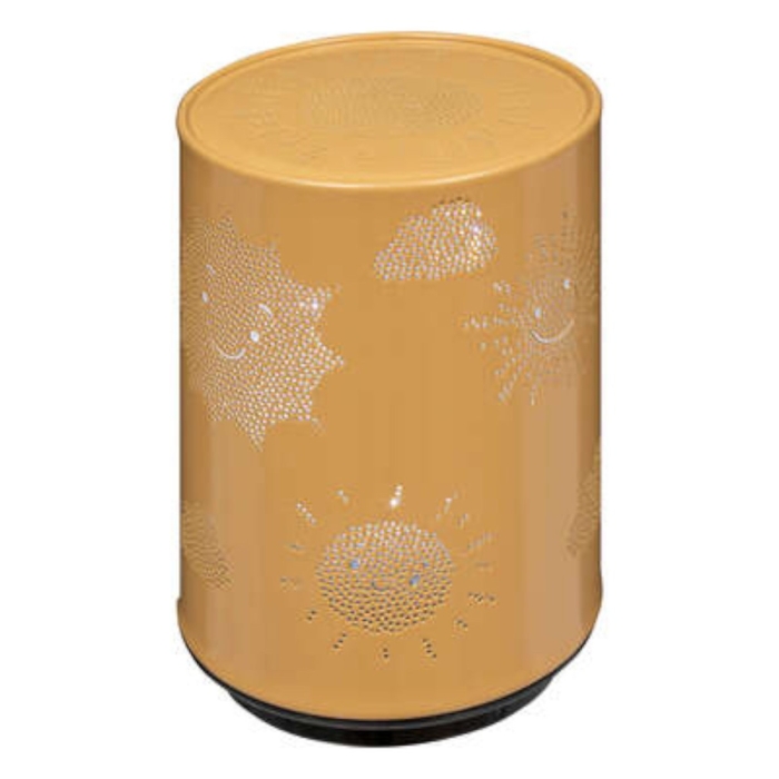 Yellow Push Night Lamp