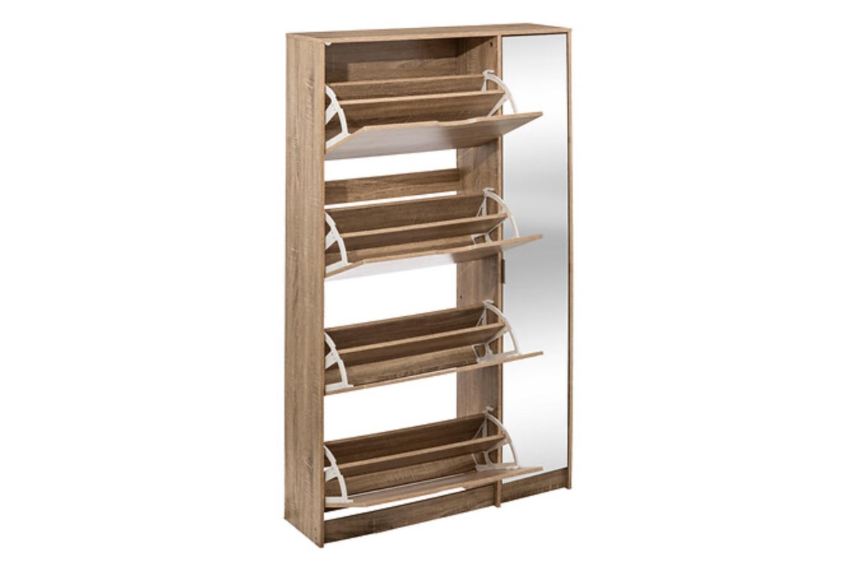 Shoe Cabinet Mirrored