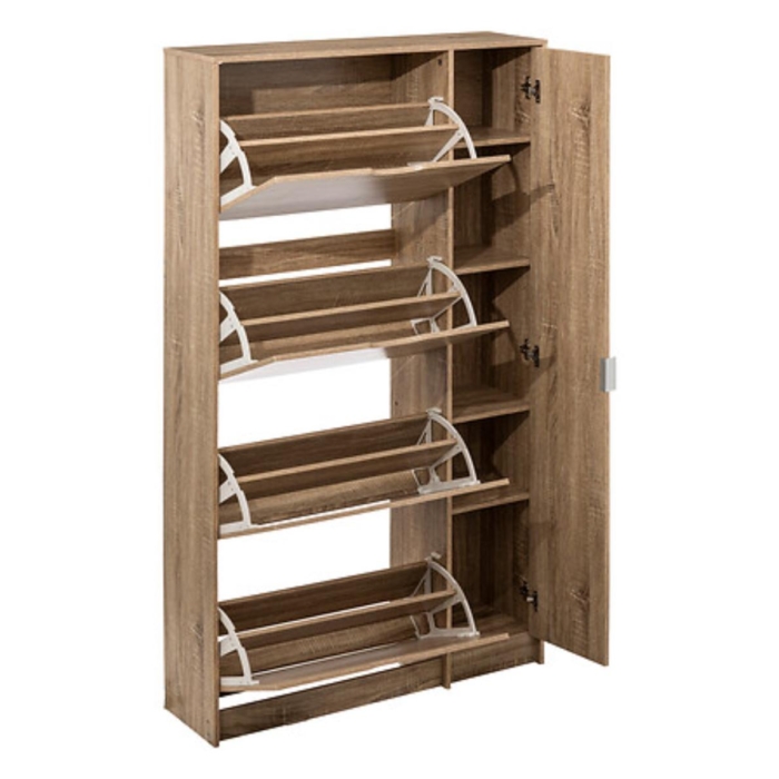 Shoe Cabinet Mirrored