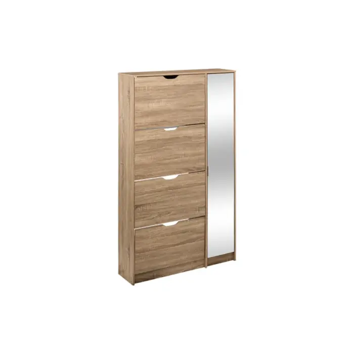 Shoe Cabinet Mirrored