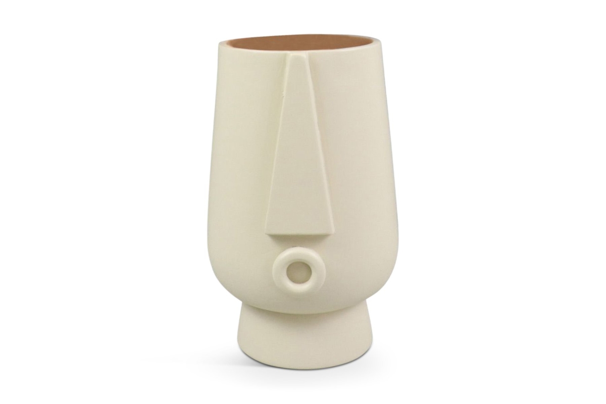 Fira Vase Polyresin Ivory