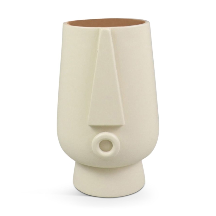 Fira Vase Polyresin Ivory