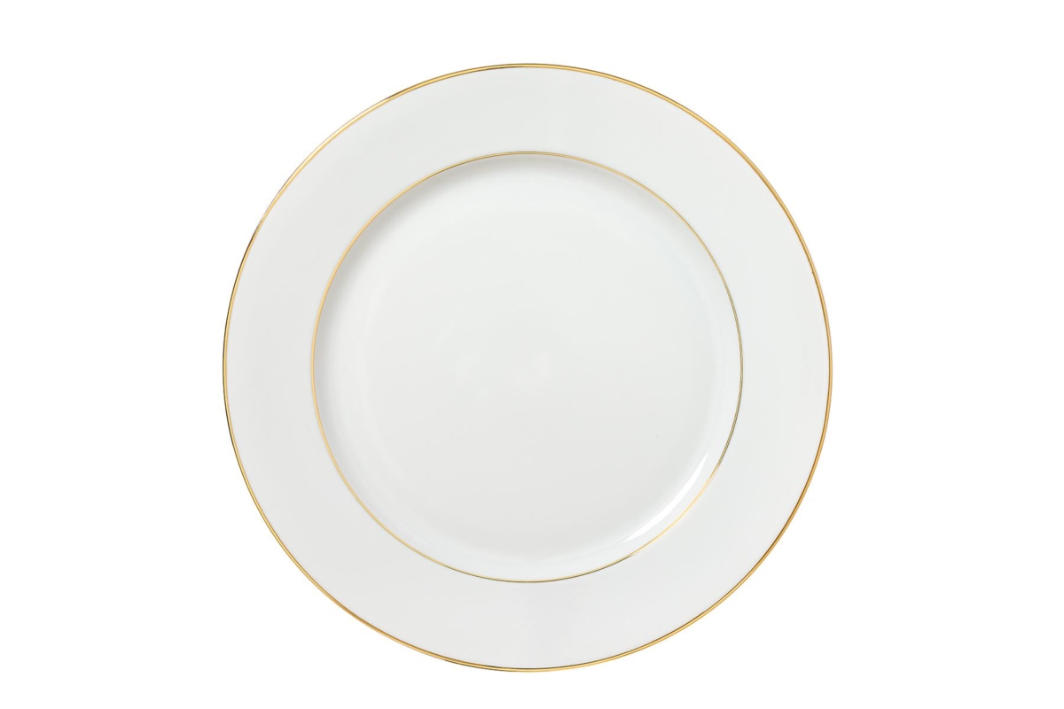 Xm Platter Gold Rim