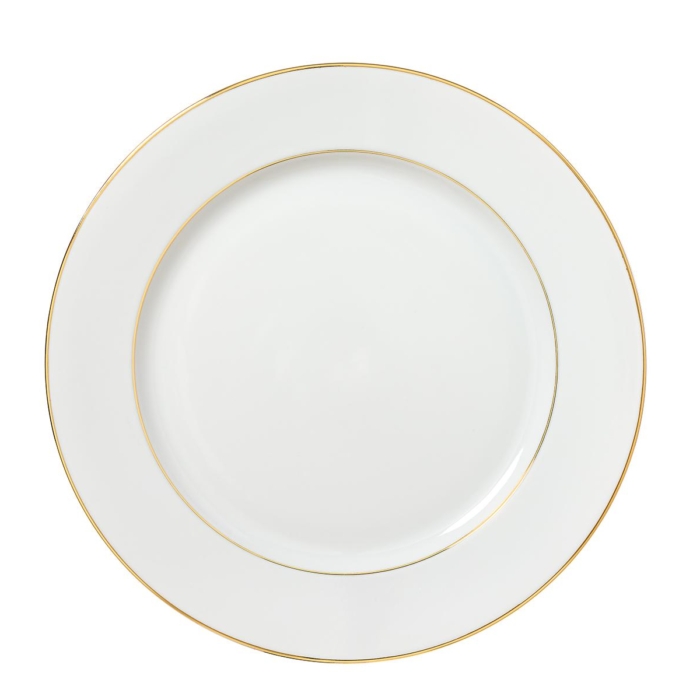 Xm Platter Gold Rim
