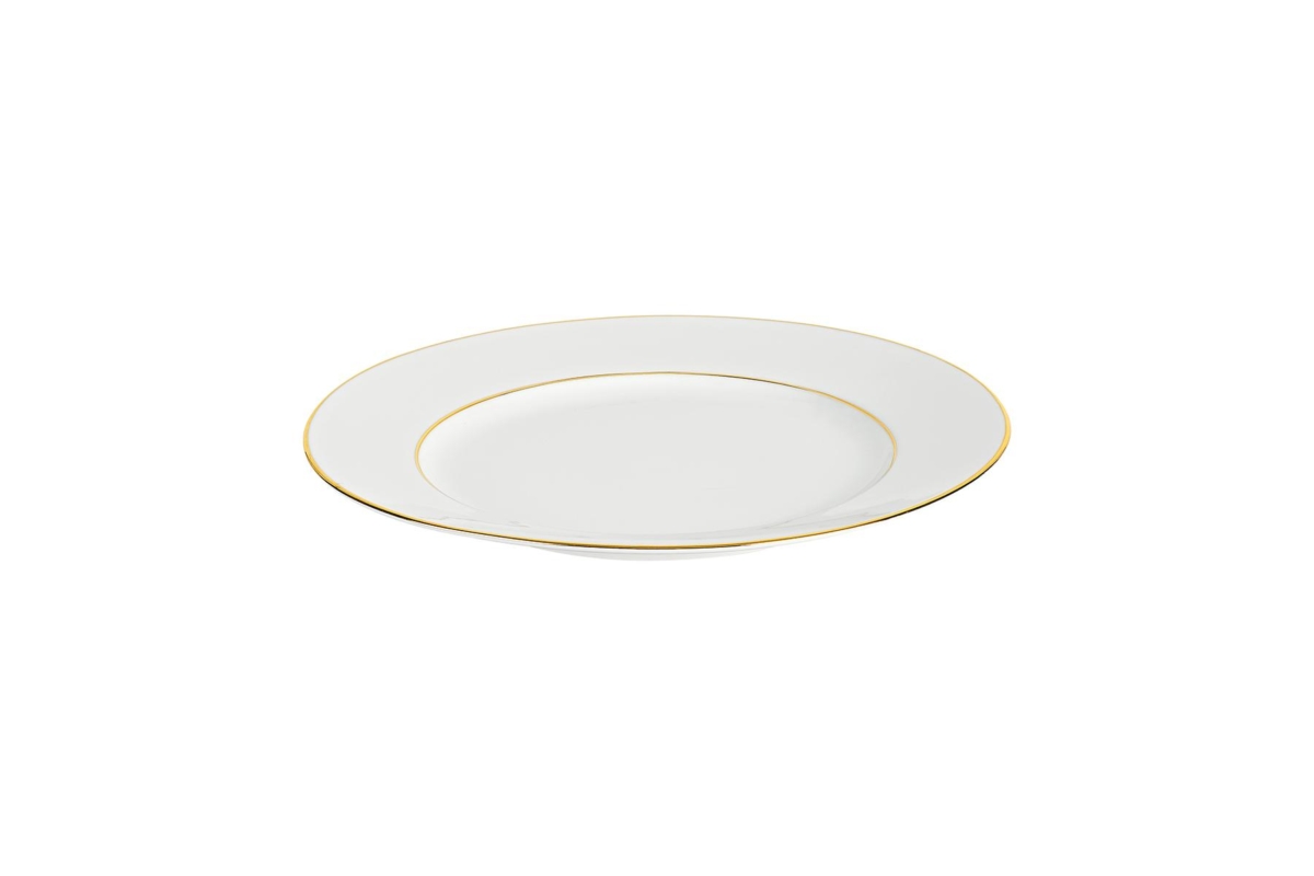 Xm Gold Rim Plate