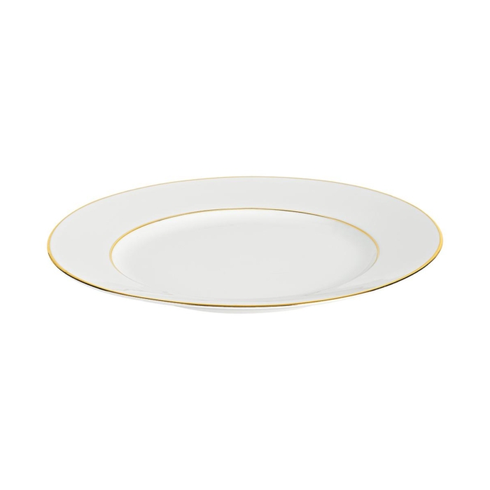 Xm Gold Rim Plate