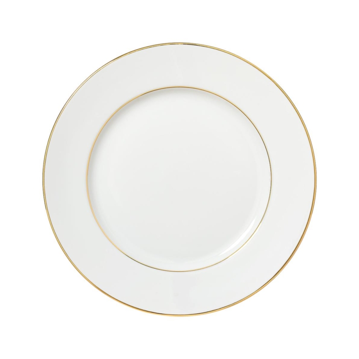 Xm Gold Rim Plate