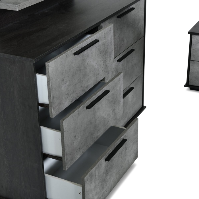 5FT-BED-SET-BEGBLK-11.jpg 5FT COMFETT Bedroom Set