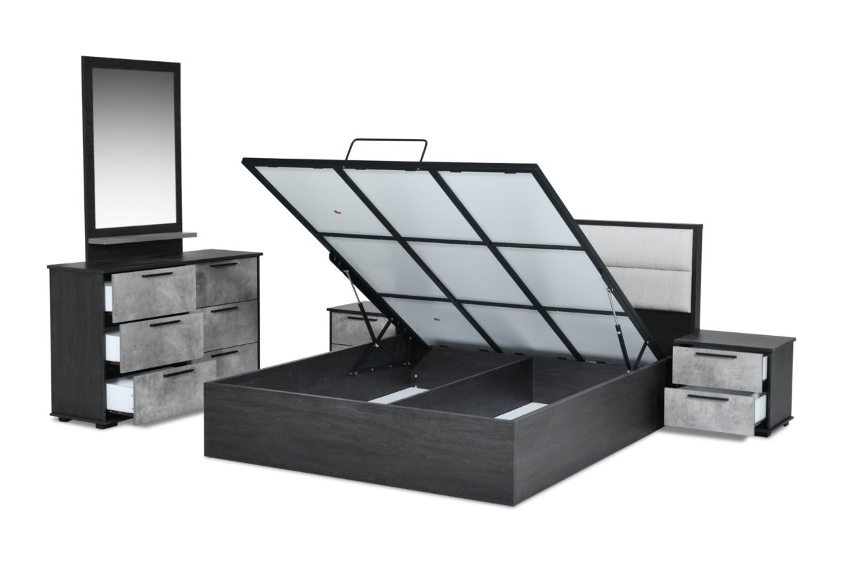 5FT-BED-SET-BEGBLK-9.jpg 5FT COMFETT Bedroom Set