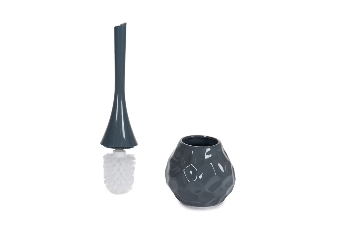 Ceramic Toilet Brush Grey