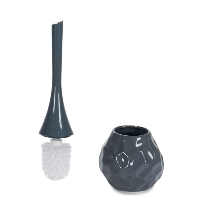 Ceramic Toilet Brush Grey