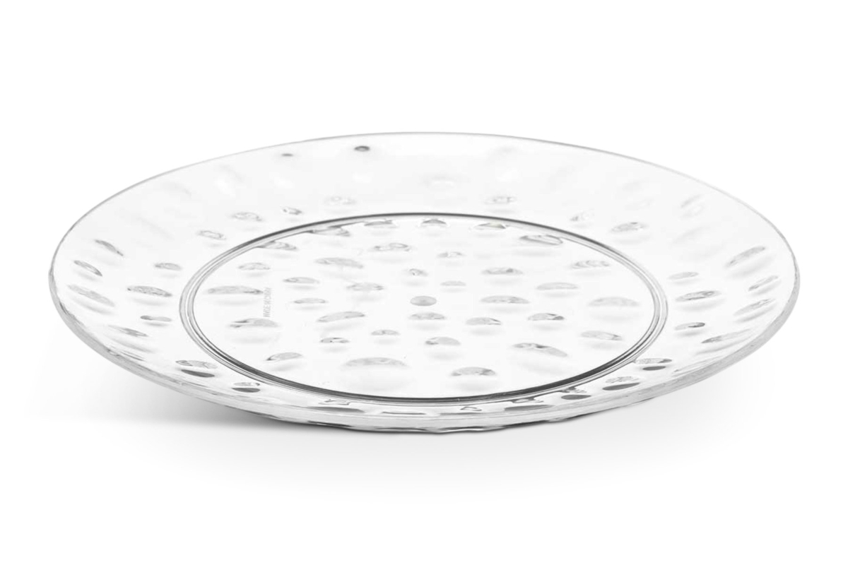 Plastic Dessert Plate Dots