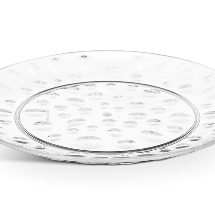 Plastic Dessert Plate Dots