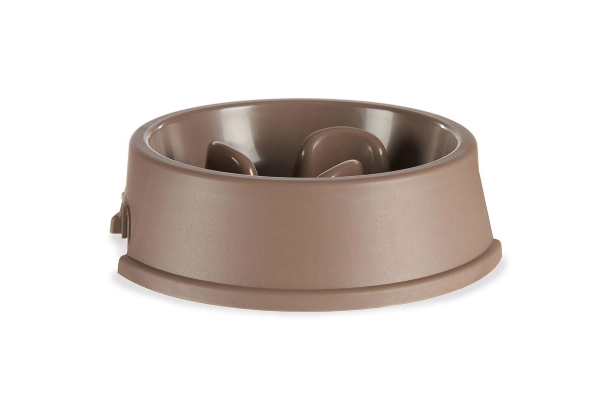 Plastic Slow Food Bowl Beige