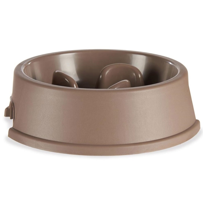 Plastic Slow Food Bowl Beige