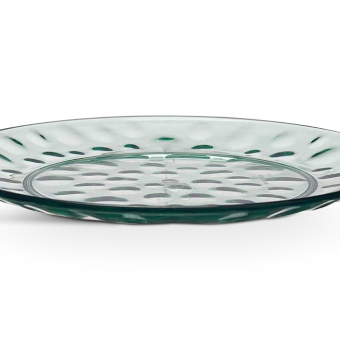Plastic Dessert Plate Dots