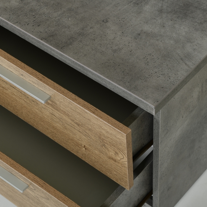 A2062 NSTAND CMN+OAK (4) TEMPLA Nightstand