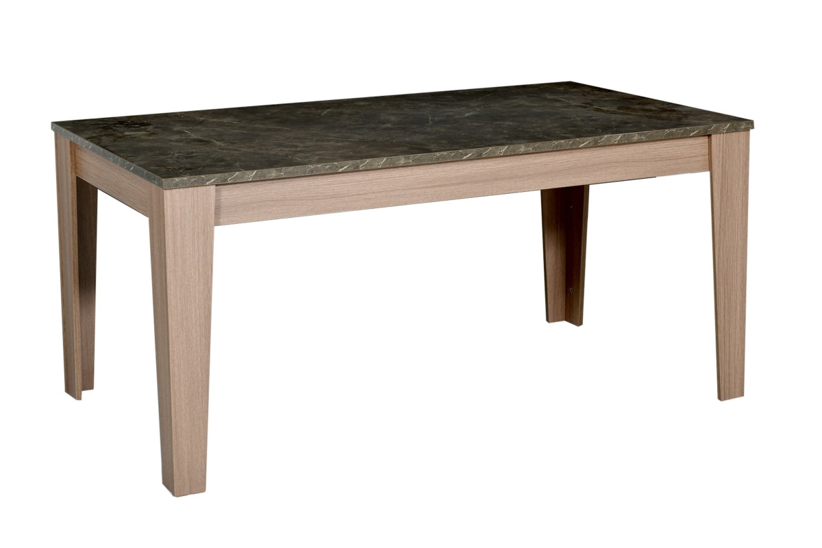 DINING TABLE Grey Stone+walnut