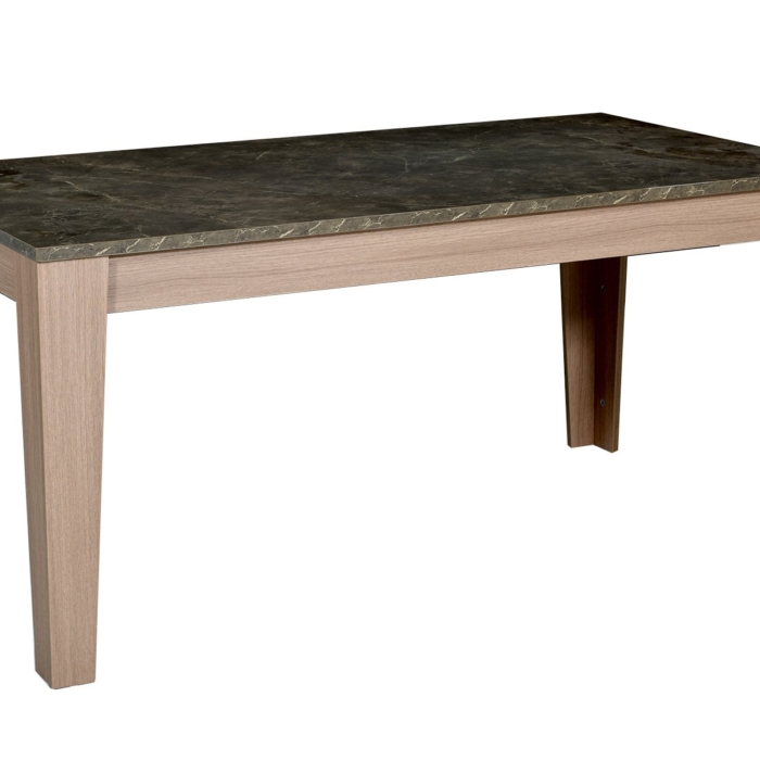 DINING TABLE Grey Stone+walnut
