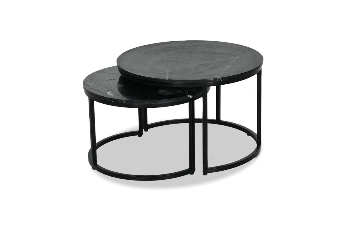 Black Marble Nesting Tables