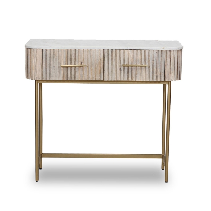 Console Table Marble Top