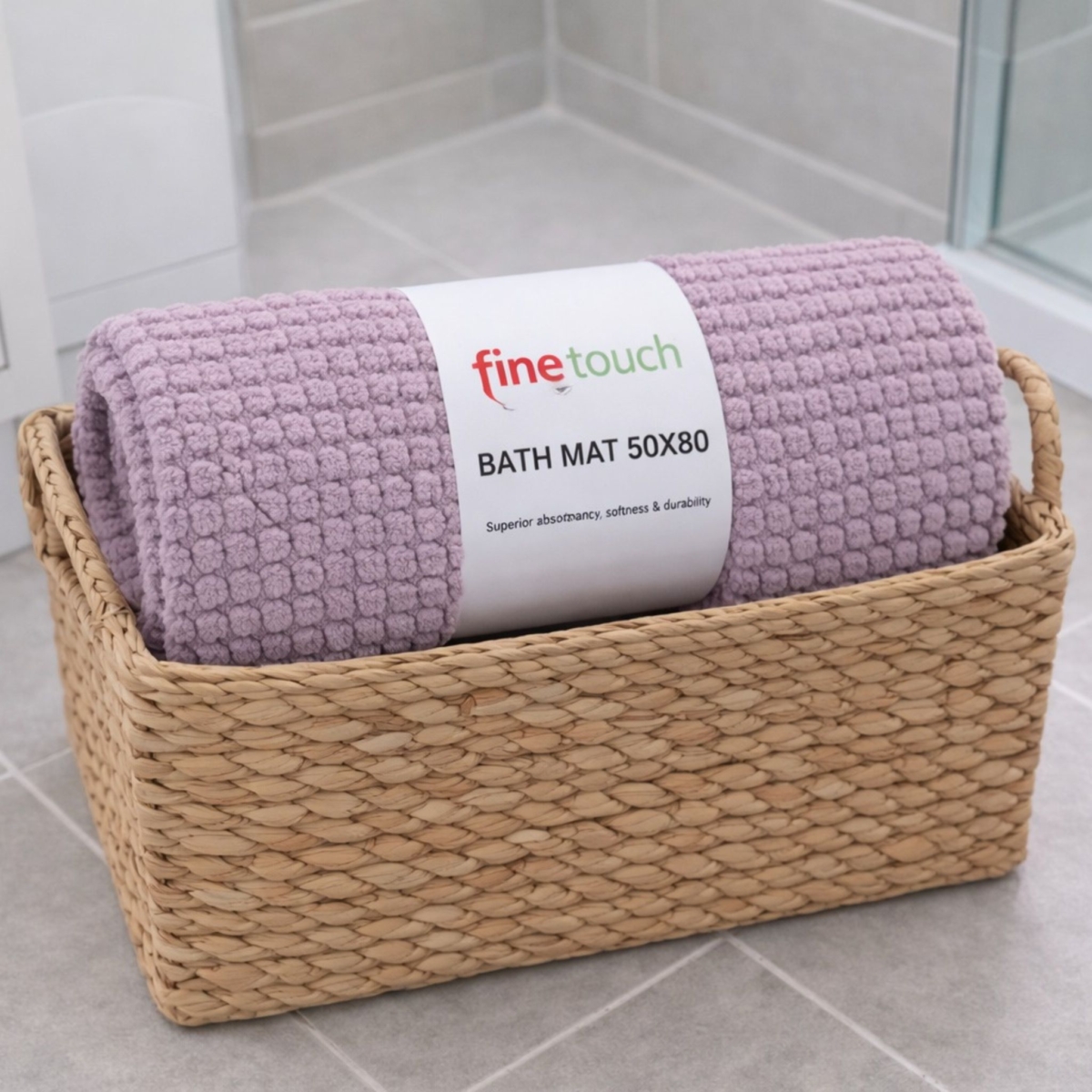 BATH MAT DUSTY PINK