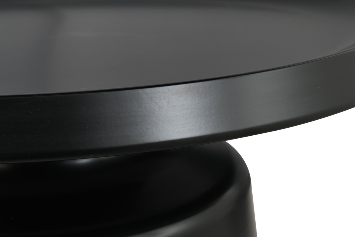 Coffee Table Set 2pcs Black