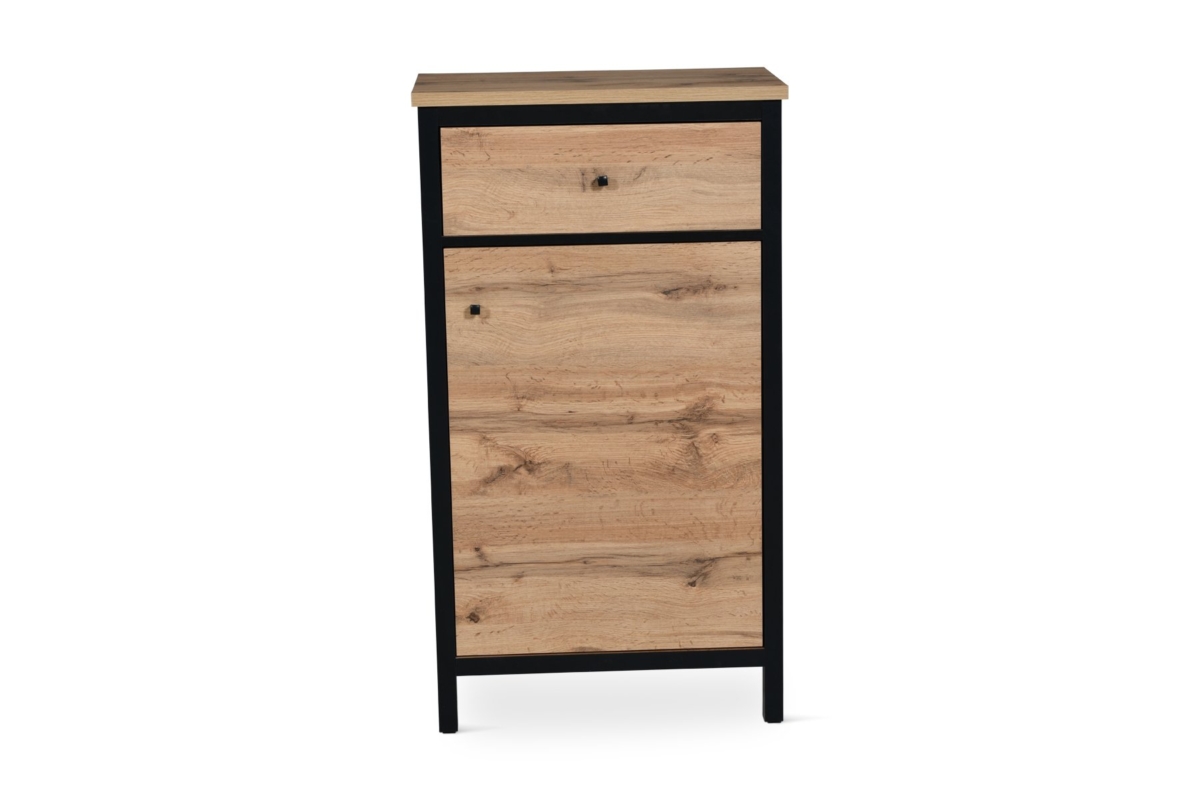 Cabinet 1dr Tacho Oak Black Cabinet 1dr Tacho Oak Black