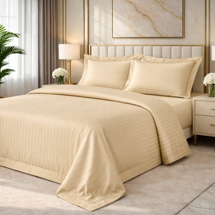 COTTON SATEEN BED SHEETS 5.5FT