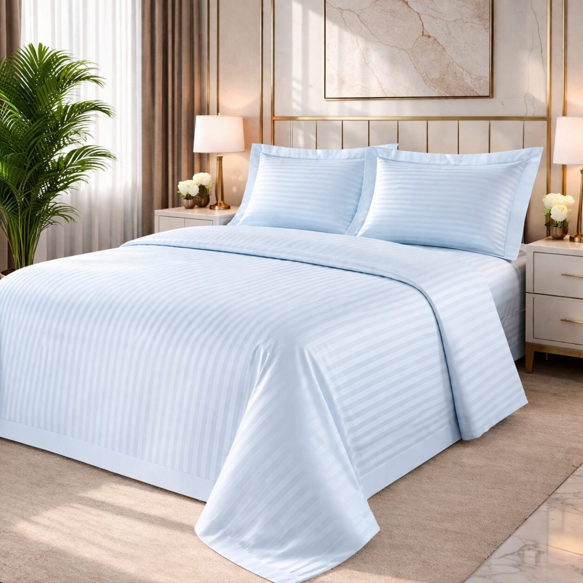 COTTON SATEEN BED SHEET250X274 COTTON SATEEN BED SHEET250X274