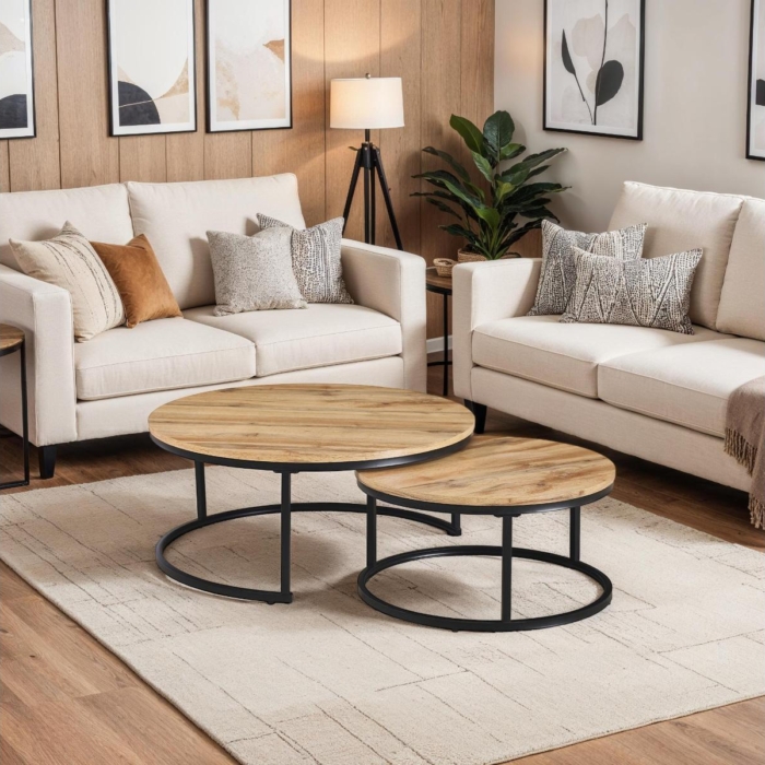 LENGKAP set of 2 Coffee Tables