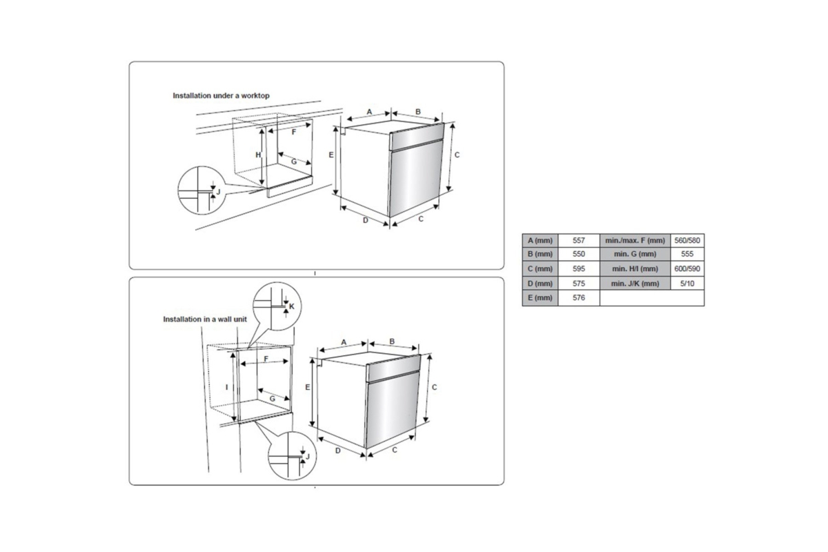Daewoo Built-in Oven