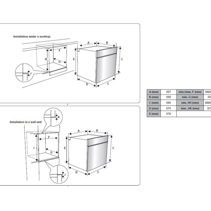 Daewoo Built-in Oven