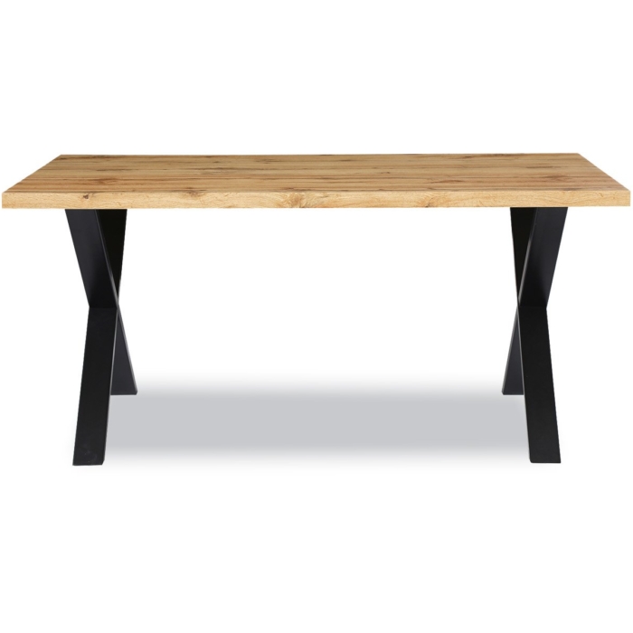 Dining Table Oak+blk Leg