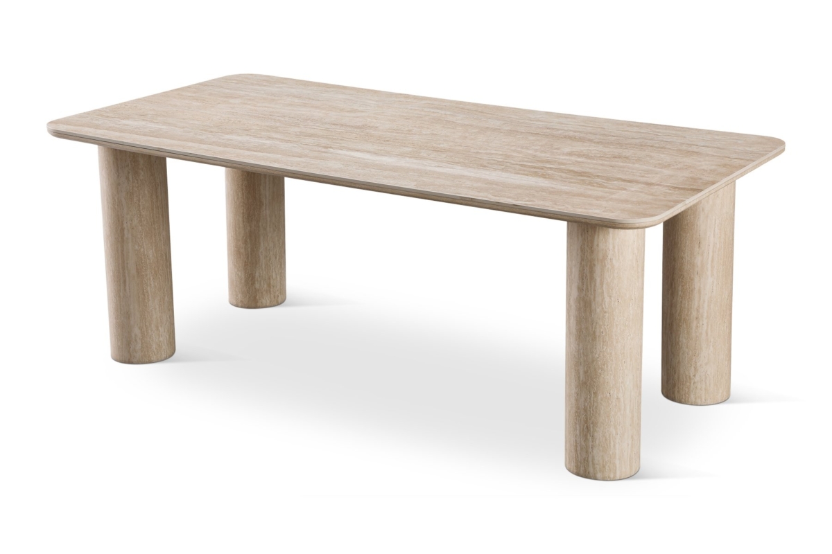 DINING TABLE YELLOW MDF