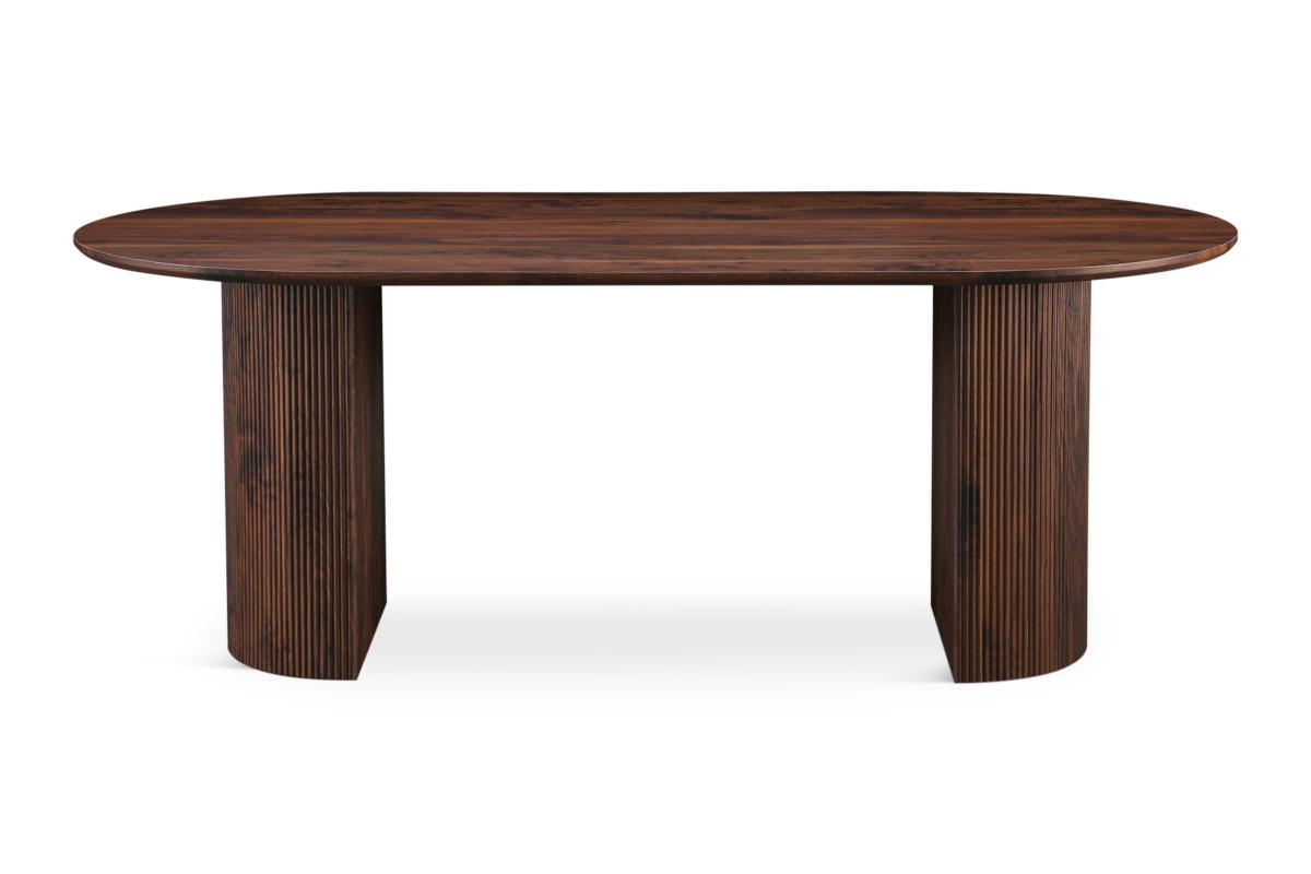 DINING TABLE WALNUT MDF