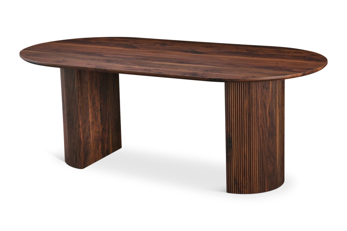 DINING TABLE WALNUT MDF