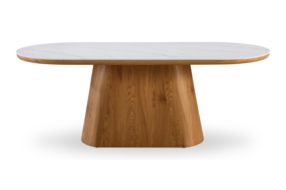 DINING TABLE SNOW WHITE MATT