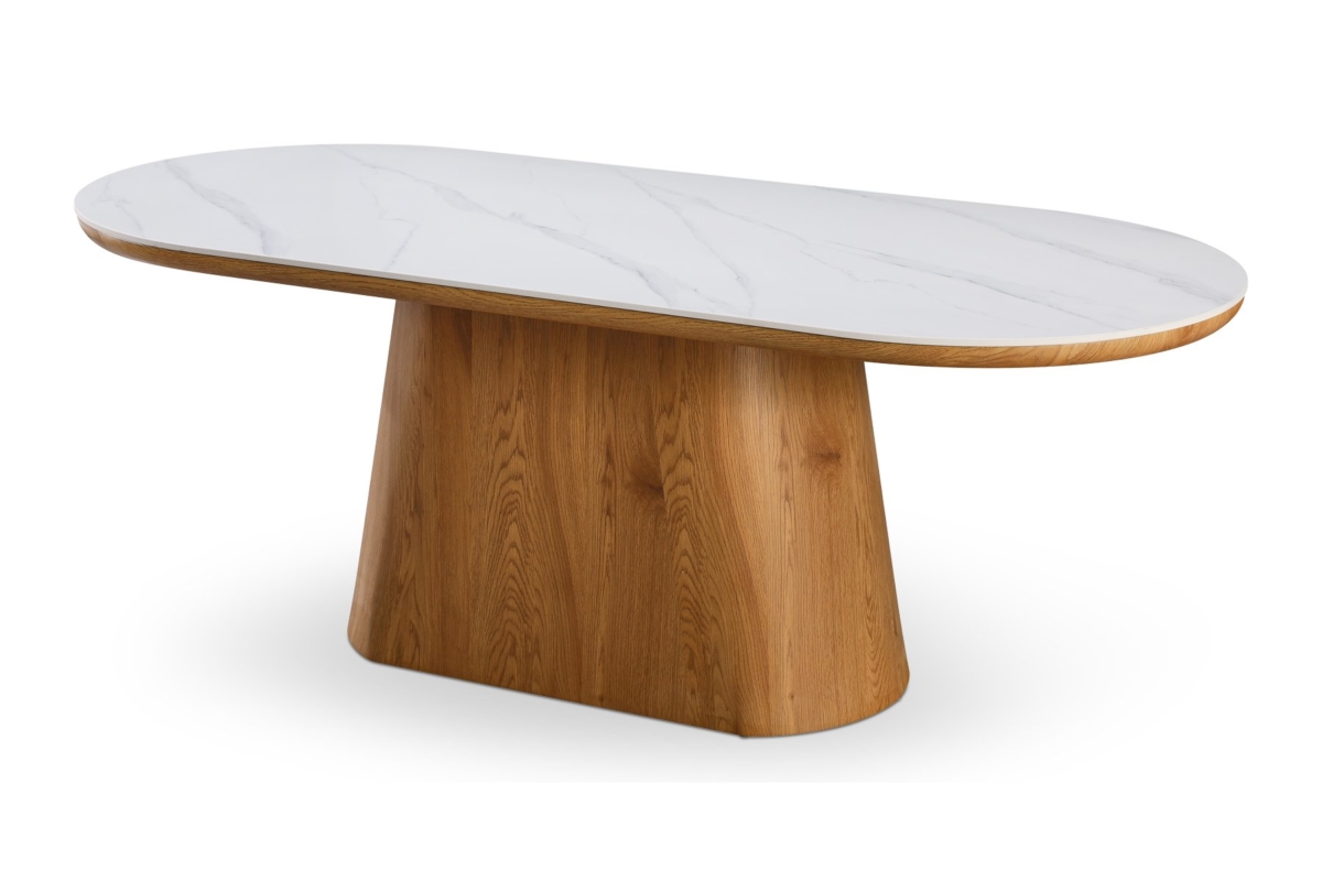 DINING TABLE SNOW WHITE MATT