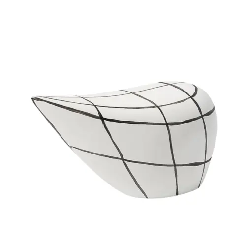 White Line Ornament A