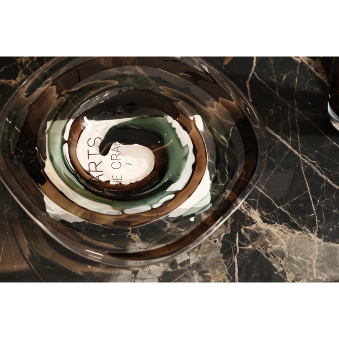 Green Glass Plate