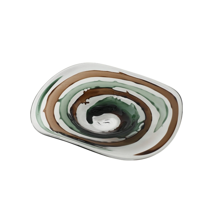 Green Glass Plate
