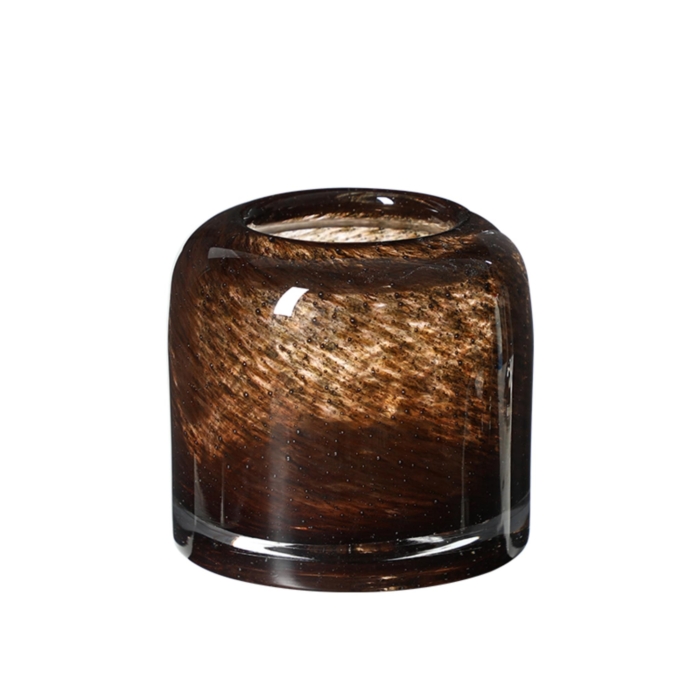 Brown Glass Vase