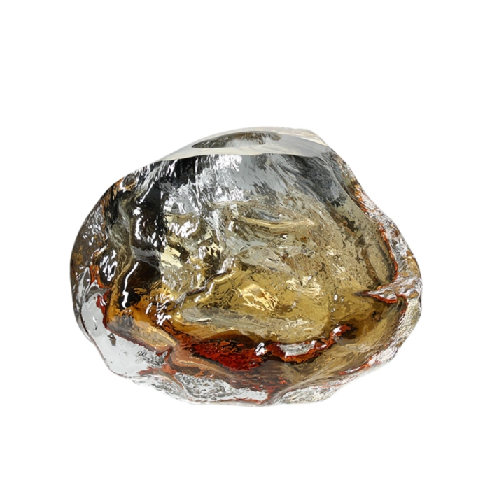 Amber Ice Vase