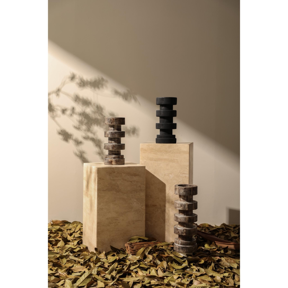 FB-MC24002B.jpg Thread Candle Holder Black