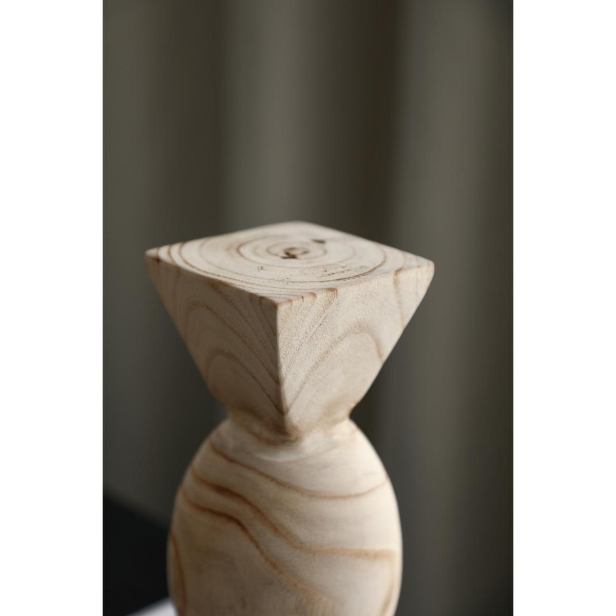 Geometric Wooden Column A